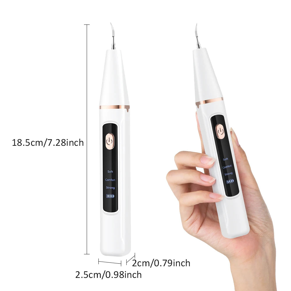 Rechargeable Electric Ultrasonic Teeth Tartar Cleaner Dental Scaler Whitening