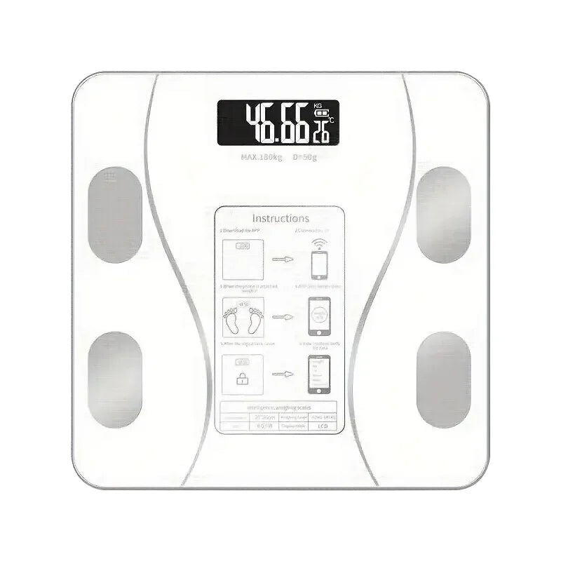 Smart Wireless LED Body Fat Scale With Digital Body Composition