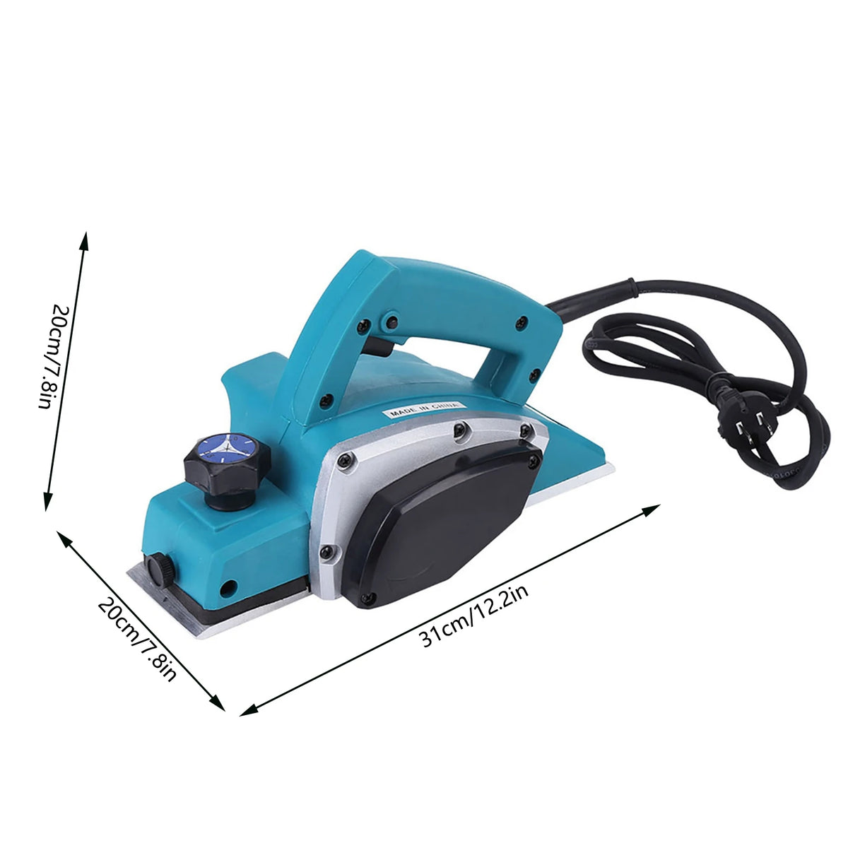 Portable Electric Wood Planer Handheld Power Tool For Home Furniture